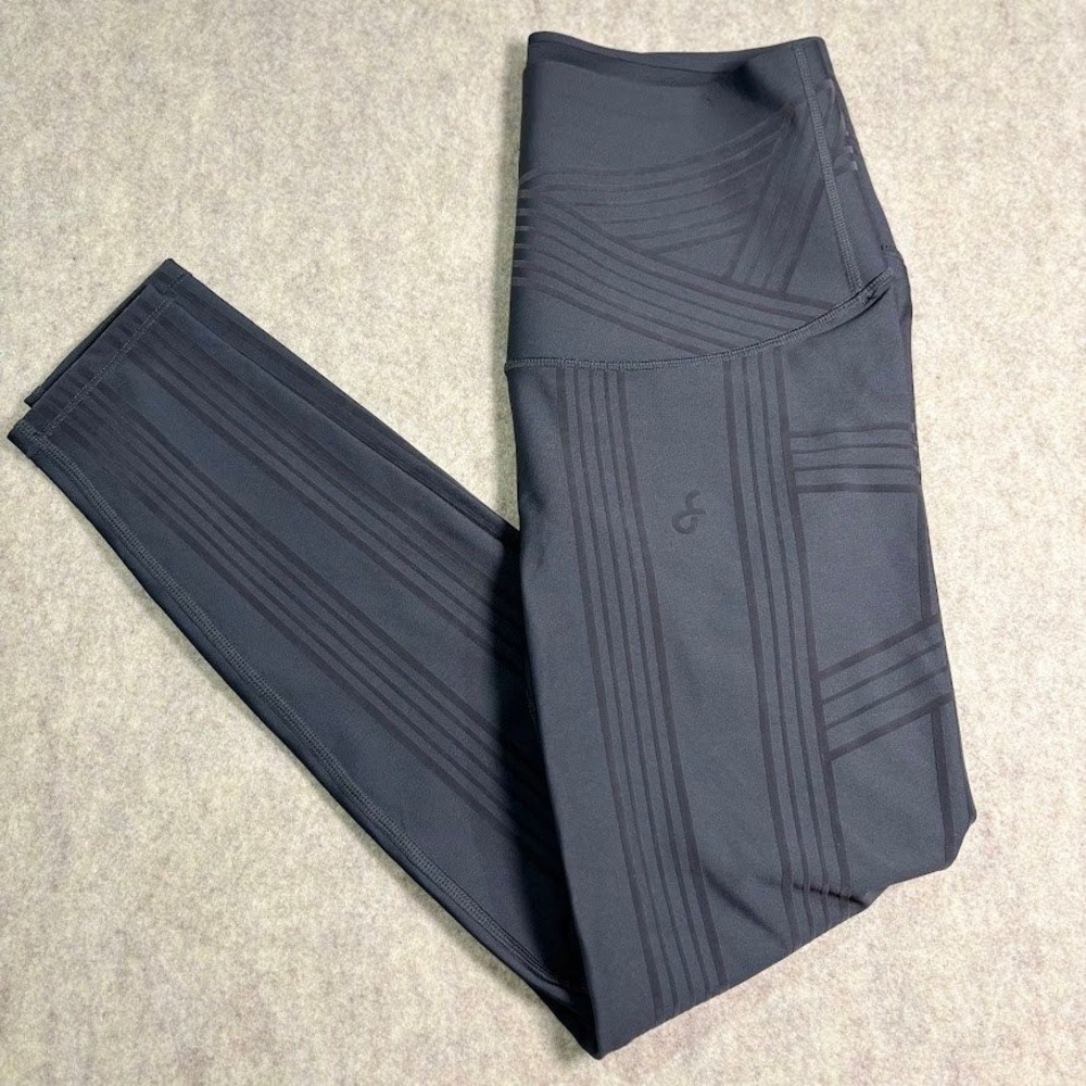 Fanka PowerBand Resistance Leggings Women 16 Gray Recycled Polyamide Active Yoga